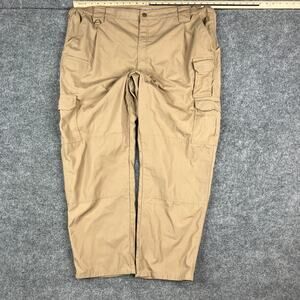 5.11 Tactical Cargo Pants Mens Size 44x32 Khaki Outdoor Utility Workwear Rugged